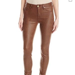 7 for all mankind warm brown skinny jeans